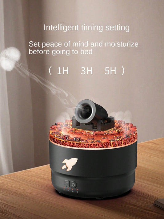 Humidify™ - Fortress Ultrasonic Cool Mist Humidifier with Night Light - Large Capacity USB Desktop Diffusion Humidifier - Portable and Colorful for Car, Bedroom and Office